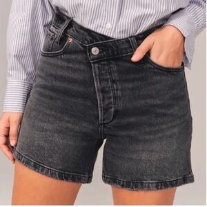 Abercrombie & Fitch Dark Gray Jean Shorts